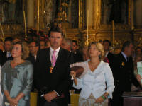 De izqda. a derecha. Doña María del Mar Julios (Ex-Vicepresidenta del Gobierno de Canarias), Don José Manuel Soria (Ex-Presidente del Cabildo Insular de Gran Canaria), y Doña Josefa Luzardo (Ex-Alcaldesa de Las Palmas de Gran Canaria)