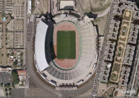 Vista aerea del Estadio de Gran Canaria