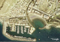Vista aerea del Puerto de Mogán